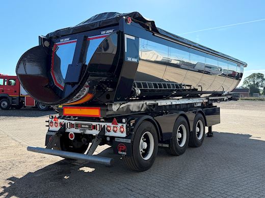 Kel-Berg 3-aks 29m3 asfalt trailer med Cremao presenning Tip - 4