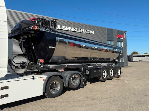 Kel-Berg 3-aks 29m3 asfalt trailer med Cremao presenning Tip - 7