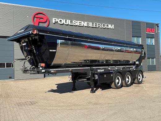 Kel-Berg 3-aks 29m3 asfalt trailer med Cremao presenning Tip - 1