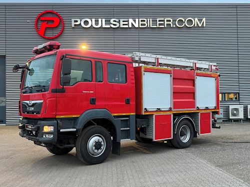 MAN TGM 13.290 4x4 brandbil, Brandslukningskøretøj