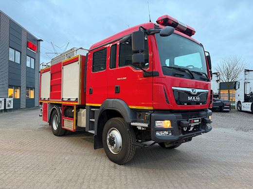 MAN TGM 13.290 4x4 brandbil Brandslukningskøretøj - 4