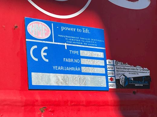 Mercedes-Benz Actros 2545 m. HMF 1420K4 kran Hejs/kran - 34