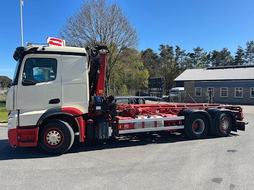 Mercedes-Benz Actros 2545 m. HMF 1420K4 kran Hejs/kran - 3