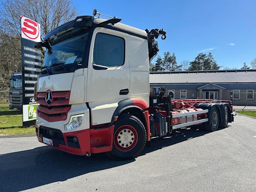 Mercedes-Benz Actros 2545 m. HMF 1420K4 kran Hejs/kran - 2