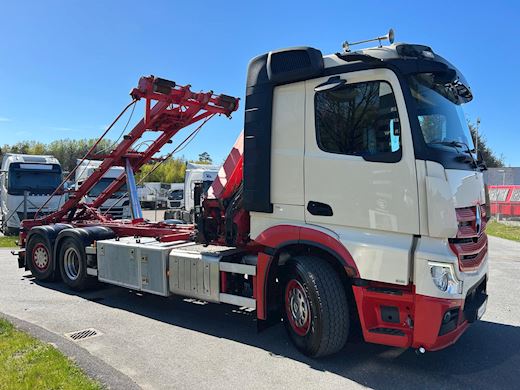 Mercedes-Benz Actros 2545 m. HMF 1420K4 kran Hejs/kran - 6