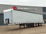 Kel-Berg 3-aks gardintrailer med truckbeslag og lift Curtains - 1