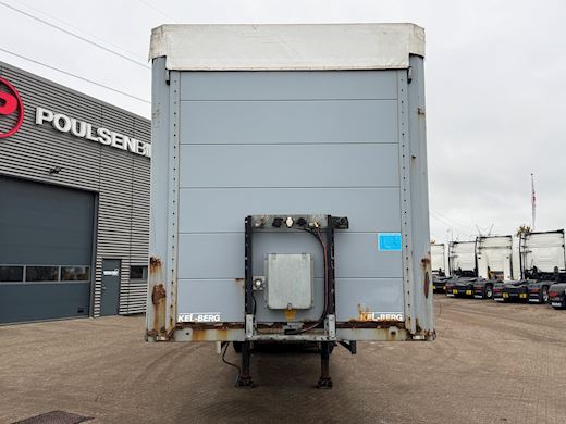 Kel-Berg 3-aks gardintrailer med truckbeslag og lift Curtains - 6