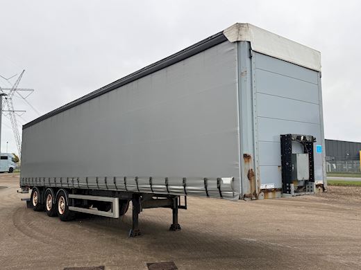 Kel-Berg 3-aks gardintrailer med truckbeslag og lift Curtains - 5