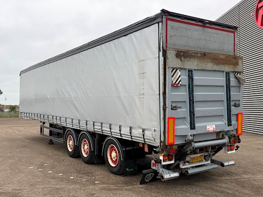 Kel-Berg 3-aks gardintrailer med truckbeslag og lift Curtains - 2