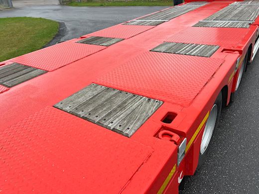 Kässbohrer 3-aks 13,6m maskintrailer m. udtræk Udtrækkelig - 8