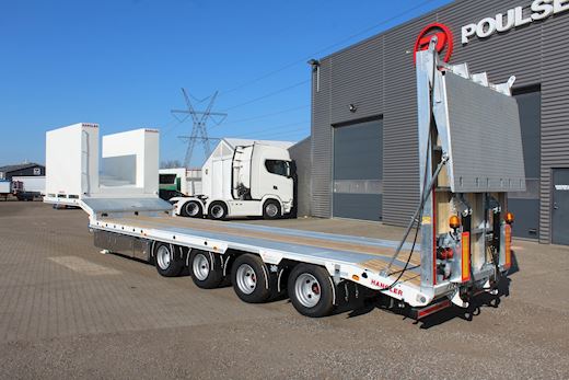 Hangler Heldækkende 4,2m rampe Maskintrailer - 2